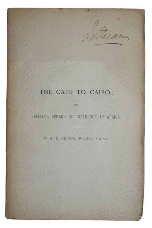 Photo of "The cape to cairo; or, ..."