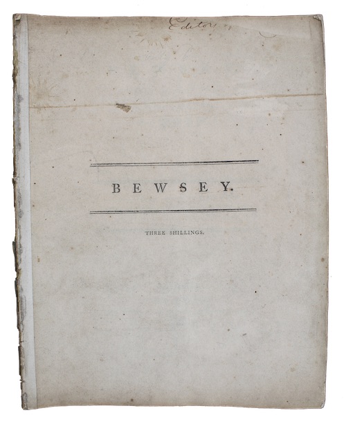 Photo of "Bewsey, a poem"