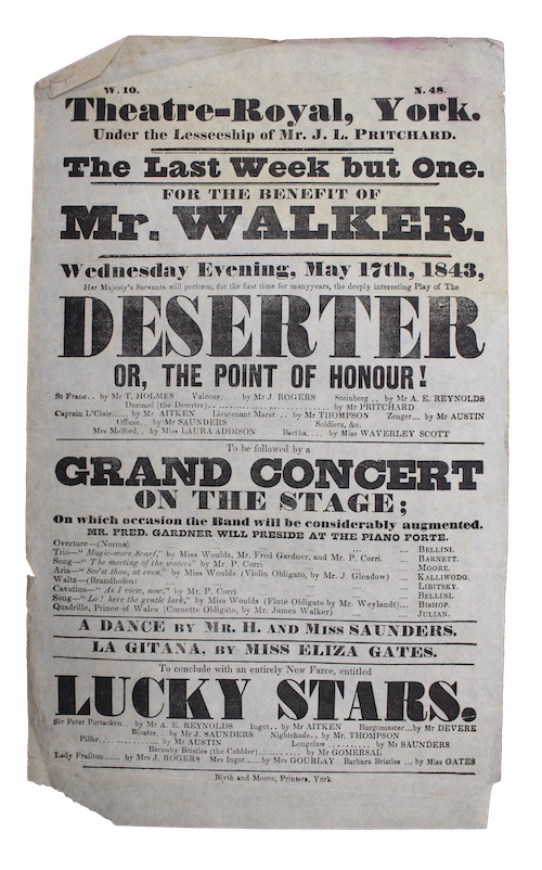 Photo of "Theatre-Royal, York...For the benefit of ..."