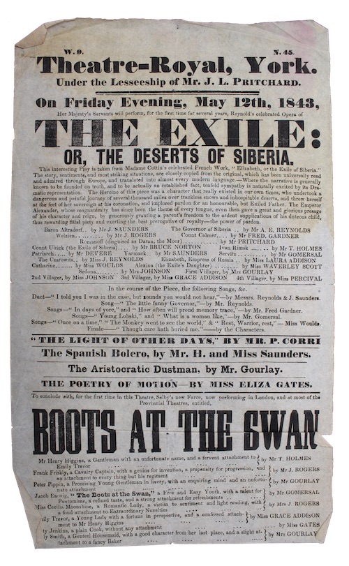 Photo of "Theatre-Royal, York...On Friday Evening, May ..."