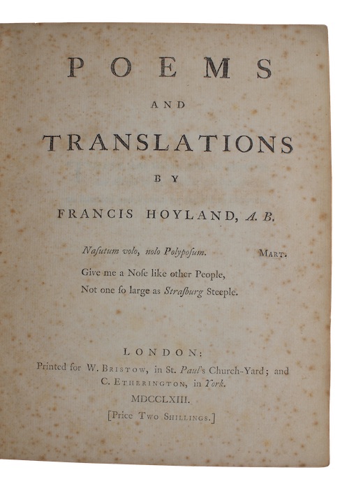 Photo of "Poems and translations"