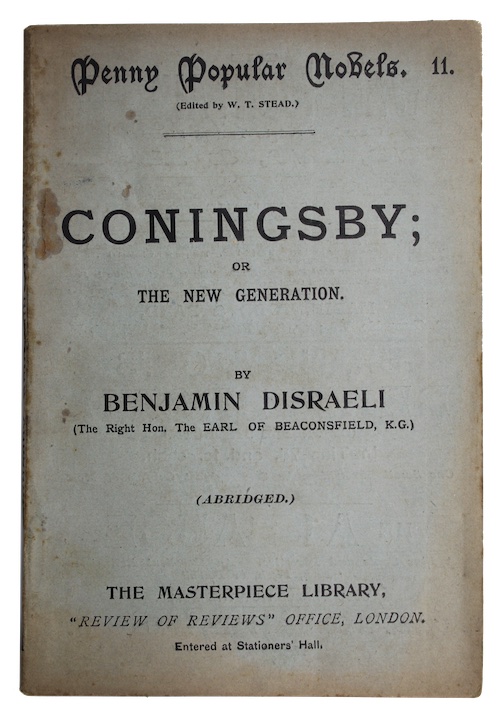 Photo of "Coningsby; or the new generation ..."