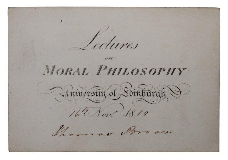 Photo of "[A ticket for his Lectures ..."