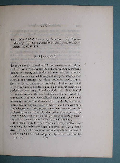 Photo of "[Caption title:] XVI. New Method ..."