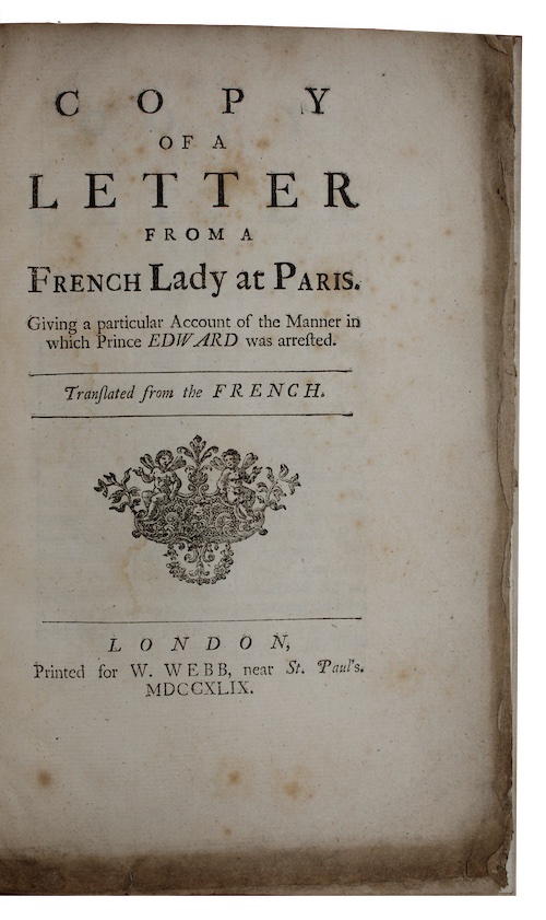 Photo of "Copy of a letter from ..."