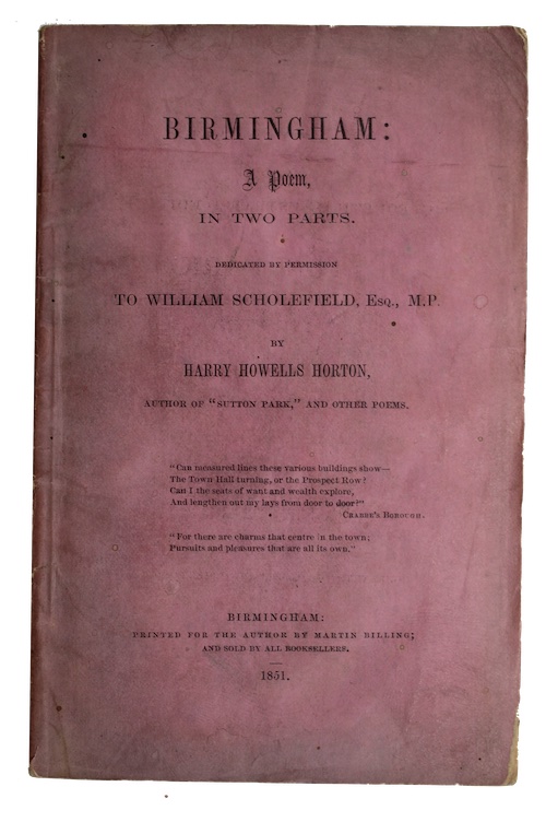 Photo of "Birmingham: A Poem, in two ..."