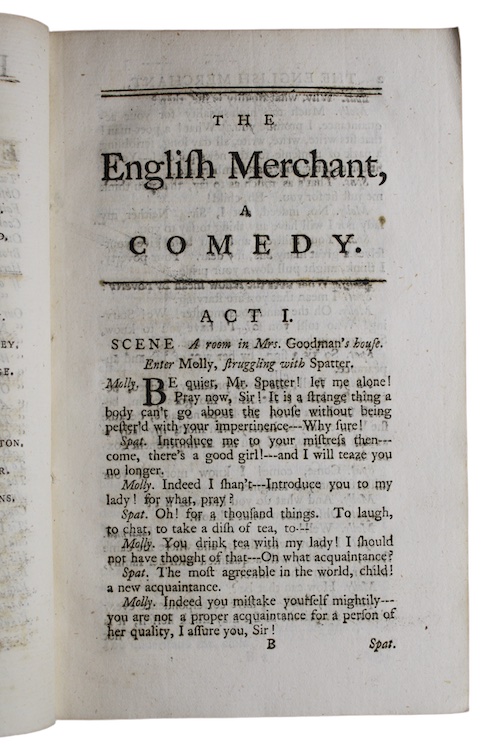 Photo of "The English Merchant, a comedy.."