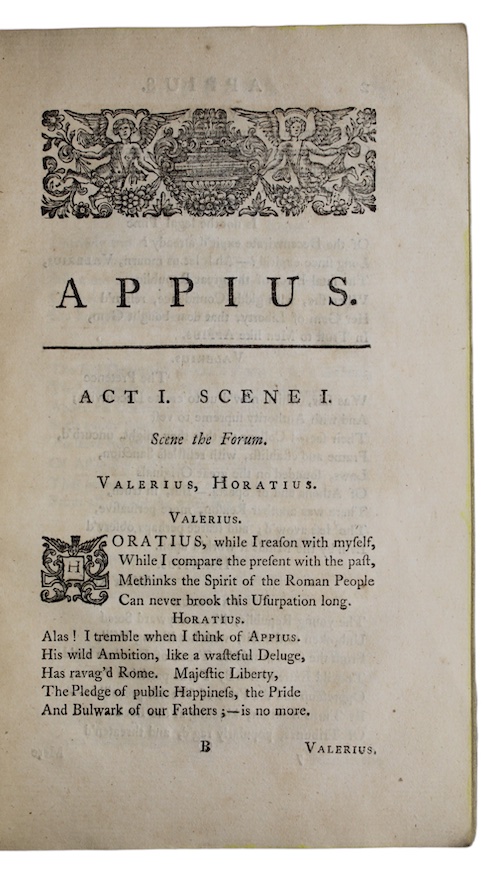Photo of "Appius: a tragedy.."