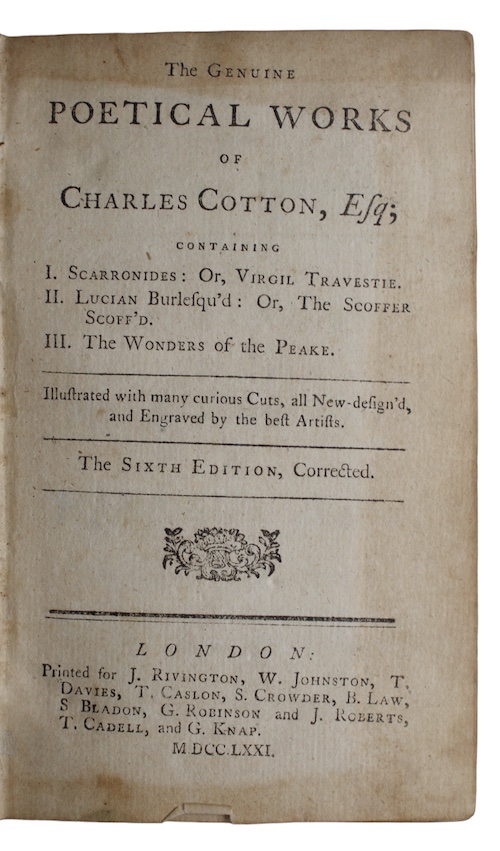 Photo of "The Genuine poetical works of ..."