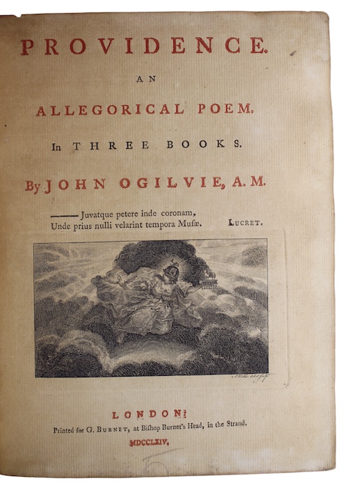 Photo of "Providence. An allegorical poem. In ..."