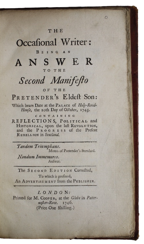 Photo of "The Occasional Writer: Being an ..."