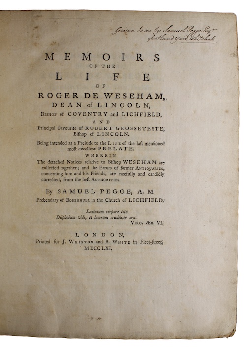 Photo of "Memoirs of the life of ..."