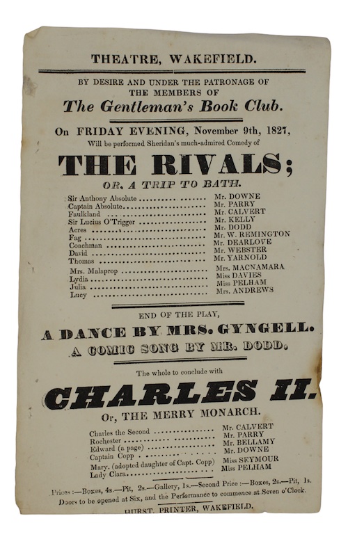 Photo of "Theatre, wakefield. By desire and ..."