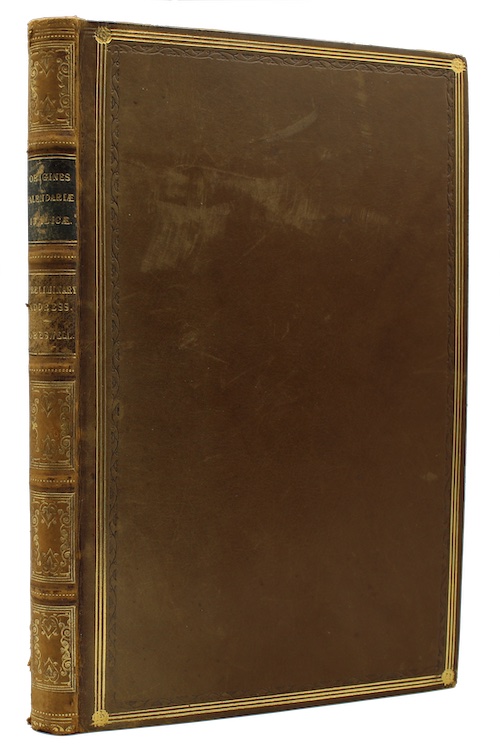 Photo of "Preliminary address of the origines ..."