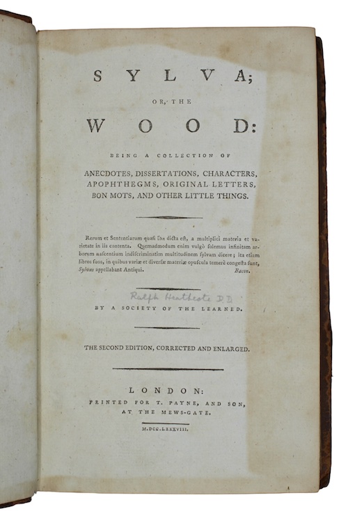 Photo of "Sylva; or, the wood: being ..."