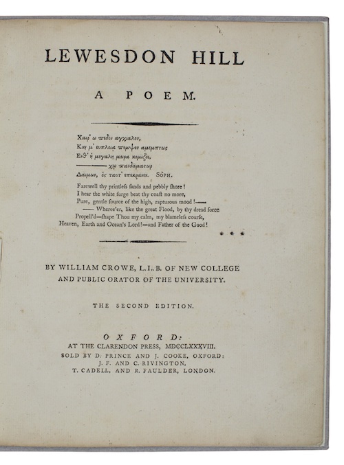 Photo of "Lewesdon hill: a poem"