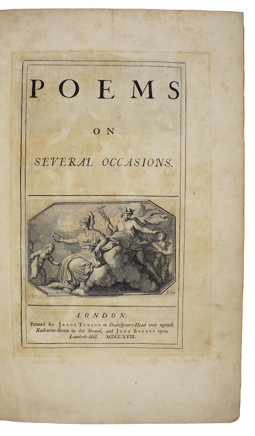 Photo of "Poems on several occasions"