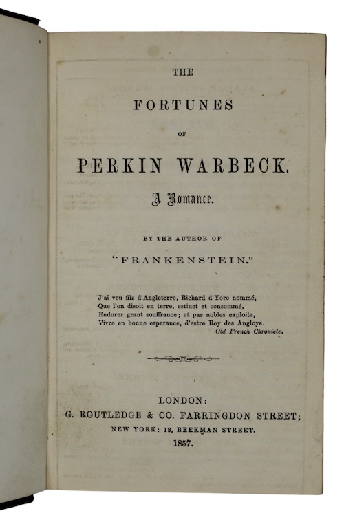 Photo of "The fortunes of perkin warbeck. ..."