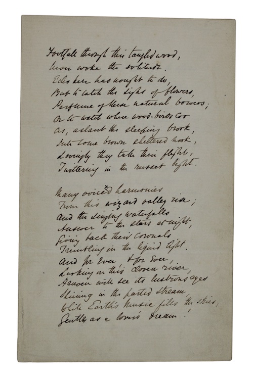 Photo of "[An autograph copy of a ..."