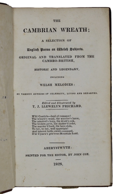 Photo of "The cambrian wreath; a selection ..."