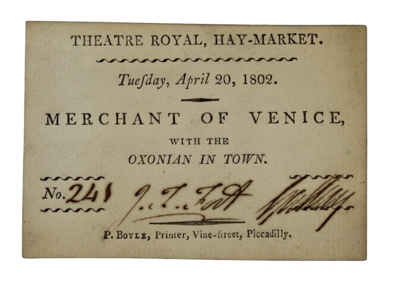 Photo of "Theatre royal, hay-market. Tuesday, April ..."