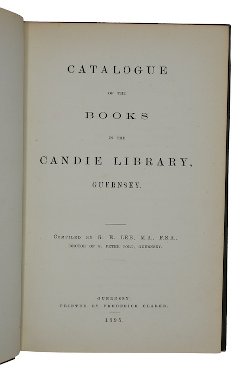 Photo of "Catalogue of the books in ..."