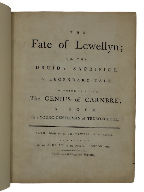 Photo of "The Fate of Lewellyn; or, ..."