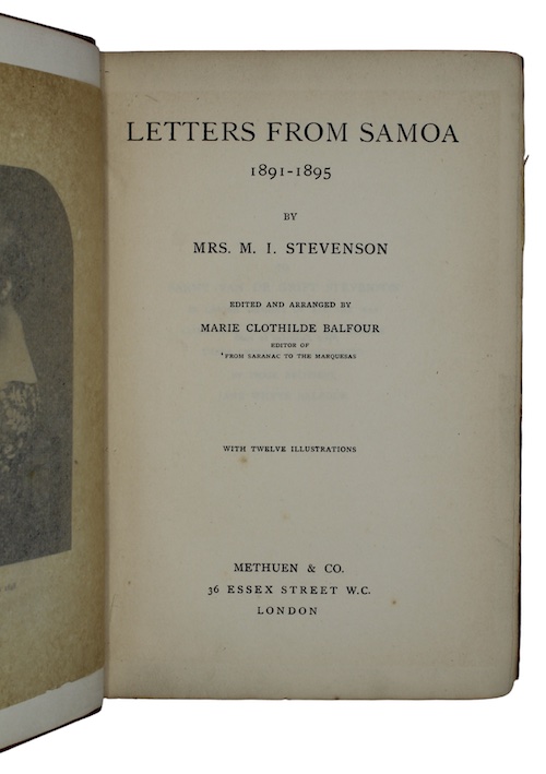 Photo of "Letters from samoa 1891-1895"