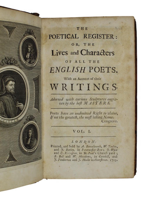 Photo of "The poetical register: or, the ..."