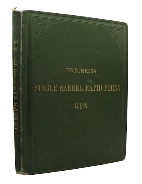 Photo of "The hotchkiss single-barrel rapid-firing gun. ..."