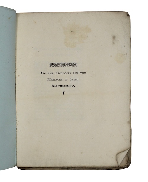 Photo of "On the Apologies for the ..."