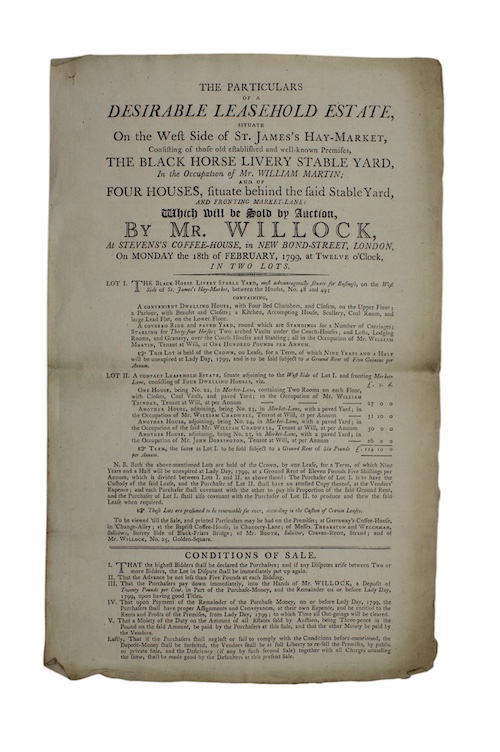 Photo of "[Drop-head title:] The particulars of ..."