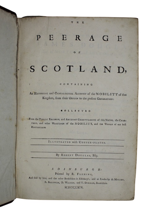Photo of "The peerage of scotland, containing ..."