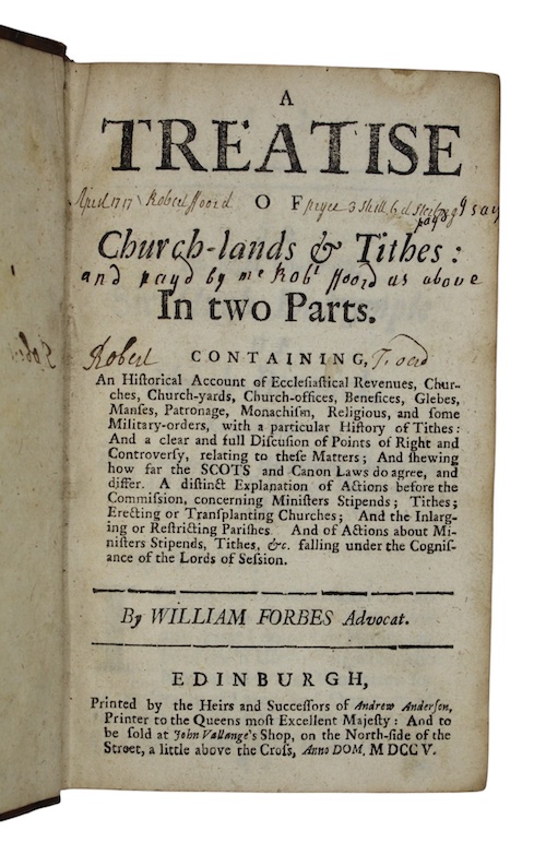 Photo of "A treatise of Church-lands & ..."