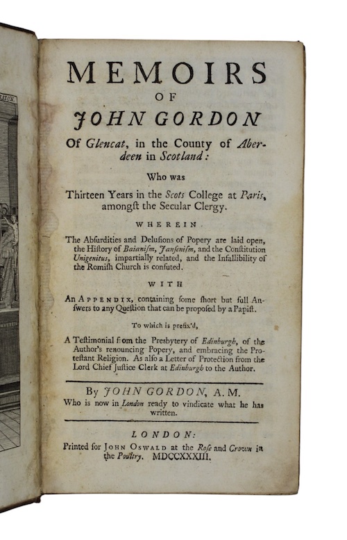 Photo of "Memoirs of john gordon Of ..."