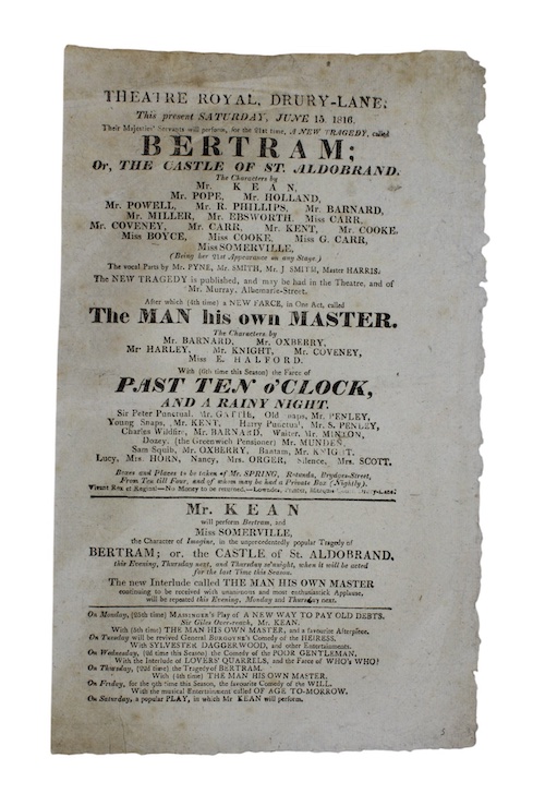 Photo of "Theatre royal drury-lane: This present ..."