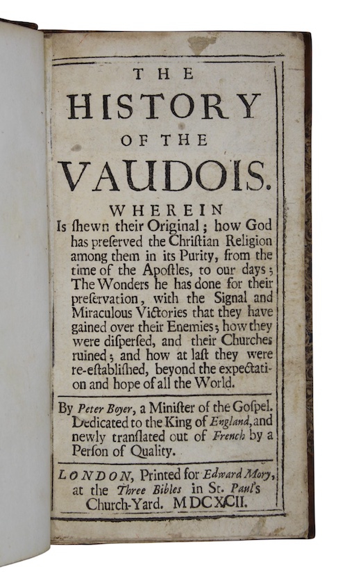 Photo of "The history of the vaudois. ..."