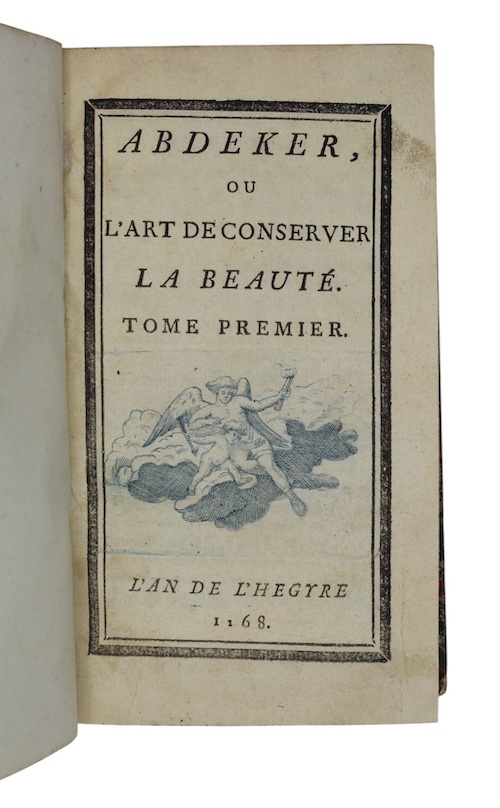 Photo of "Abdeker, ou l'art de conserver ..."