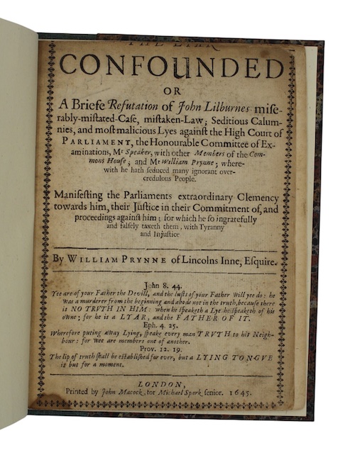 Photo of "The Lyar confounded or A ..."