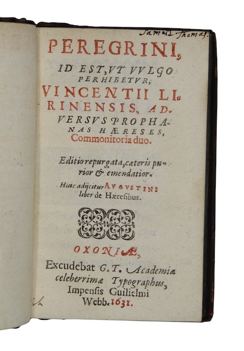 Photo of "Peregrini, id est, ut vulgo ..."