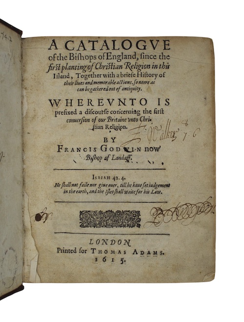 Photo of "A catalogue of the Bishops ..."