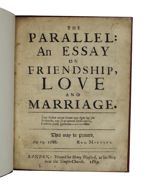 Photo of "The parallel: An essay on ..."