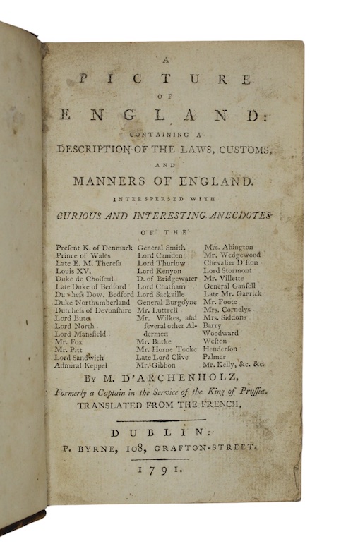 Photo of "A picture of England: containing ..."