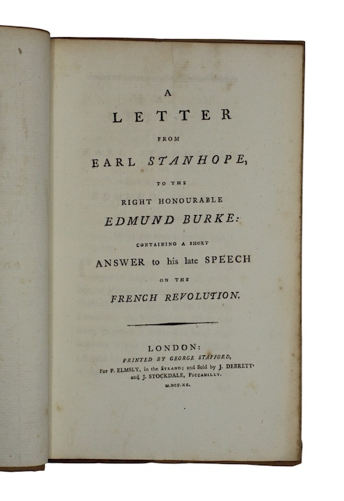 Photo of "A letter from earl stanhope ..."