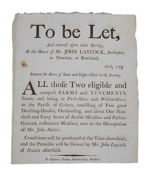 Photo of "To be Let, And entered ..."