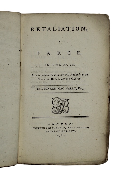Photo of "Retaliation, a farce, in two ..."