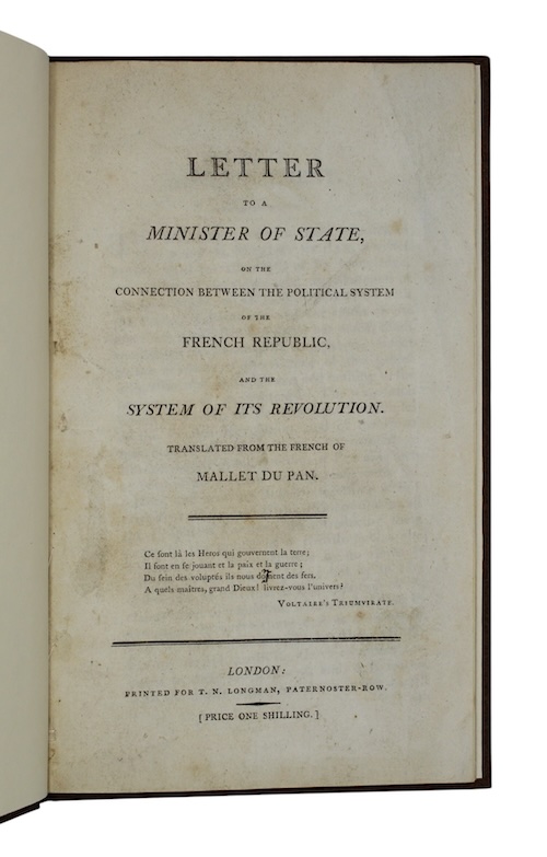 Photo of "Letter to a minister of ..."