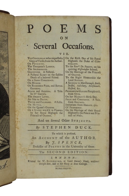 Photo of "Poems on several occasions. Viz. ..."