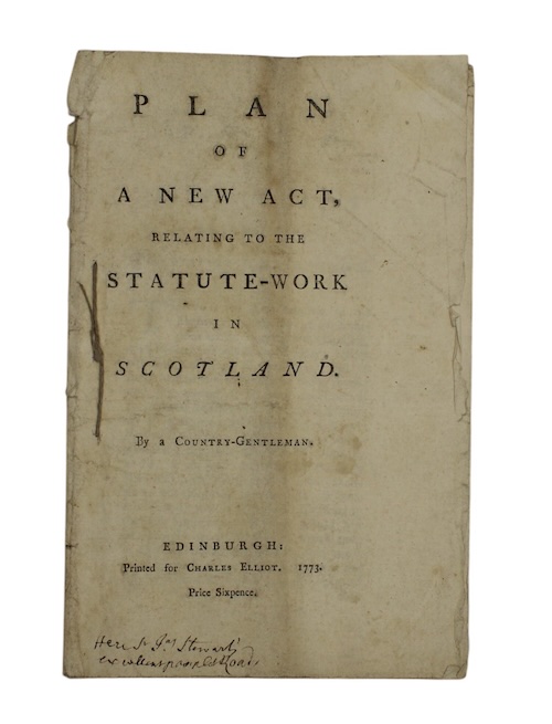 Photo of "A plan of a new ..."
