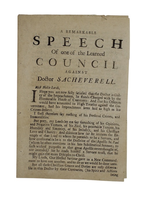 Photo of "[Drop-head title:] A remarkable speech ..."